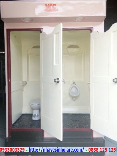 Nhà vệ sinh di động Thành Phố Xanh VS2C màu trắng
